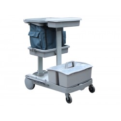 施達 平拖型清潔服務車 配單個手挽桶 施達 平拖型清潔服務車 配單個手挽桶